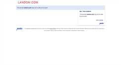 Desktop Screenshot of landom.com