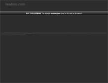 Tablet Screenshot of landom.com